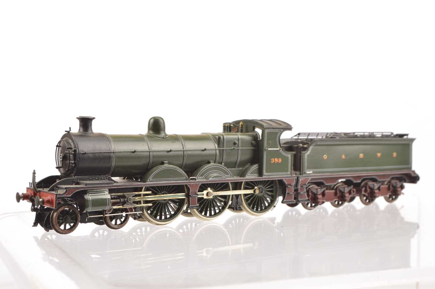 Kit-built 00 Gauge G&SWR 4-6-0 Locomotive and Tender No 389, built to ...