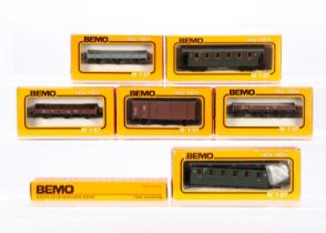 Bemo H0e / HO M, Gauge German Coaches and Freight Stock,