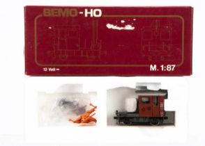 Bemo HO M Gauge Swiss Engineers Shunting Locomotive,
