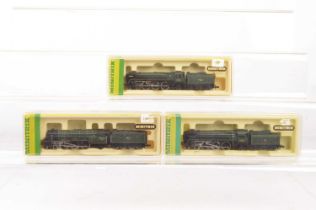 Minitrix N Gauge BR Steam Locomotives with Tenders,