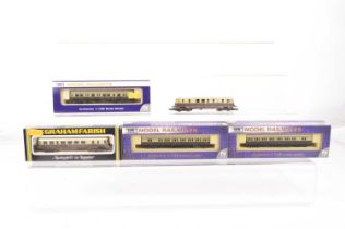 N Gauge GWR Railcars and Coaches,