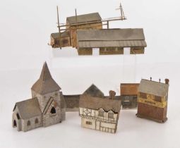 An assortment of mostly Home-Made 00 Gauge Scenic Accessories (qty),