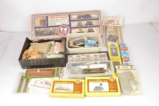 Collection of Lima N gauge train with other rolling stock and kits (qty),