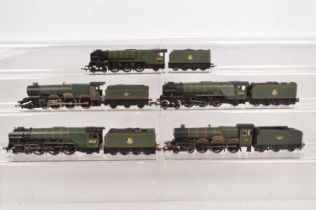 Hornby BR green Express Steam Locomotives and tenders 00 gauge (5),