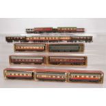 Boxed Trix TTR 00 Gauge 'less common' coaching stock (12),