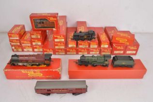 Tri-ang 00 Gauge BR Locomotives and Passenger and Goods Rolling Stock and Long Straights (28),