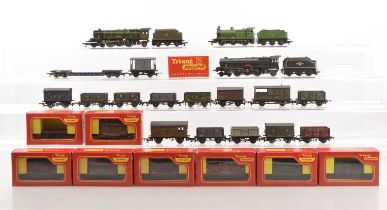 Tri-ang 00 Gauge Locomotives DMU and Passenger Coaches and Goods Rolling Stock mostly unboxed (50+)
