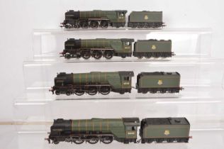 Hornby BR green Express Steam Locomotives and tenders 00 gauge (4),