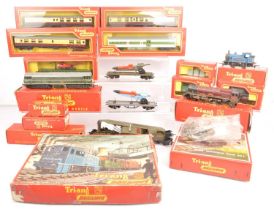 Tri-ang Locomotives coaches and wagons 00 gauge mostly in excellent condition boxes (18),