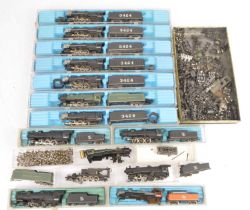 Rivarossi N gauge USA outline Locomotives and tenders most requiring remedial work (12),