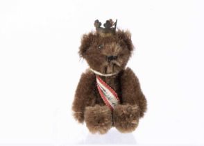 A post war miniature Schuco Berlin teddy bear,