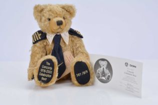 A limited edition Hermann Concorde Memorial teddy bear,
