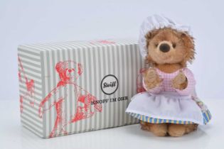 A Steiff limited edition Mrs Tiggy-Winkle,