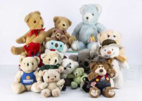 A very large collection of modern manufactured teddy bears,
