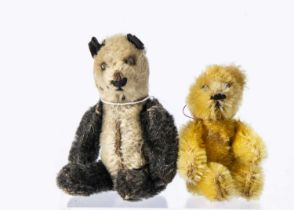 Two post war miniature Schuco teddy bears,