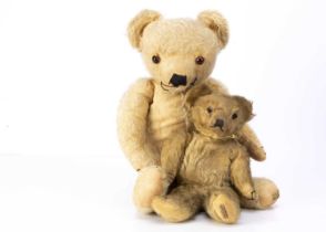 Two 1930's Merrythought teddy bears,