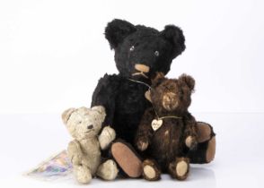 Three Eastern European teddy bears,