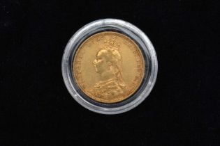 A Victoria full Gold Sovereign,