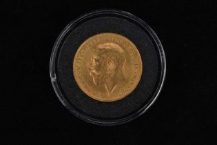 A George V full Gold Sovereign,