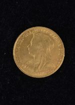 A Victoria style gold coin,