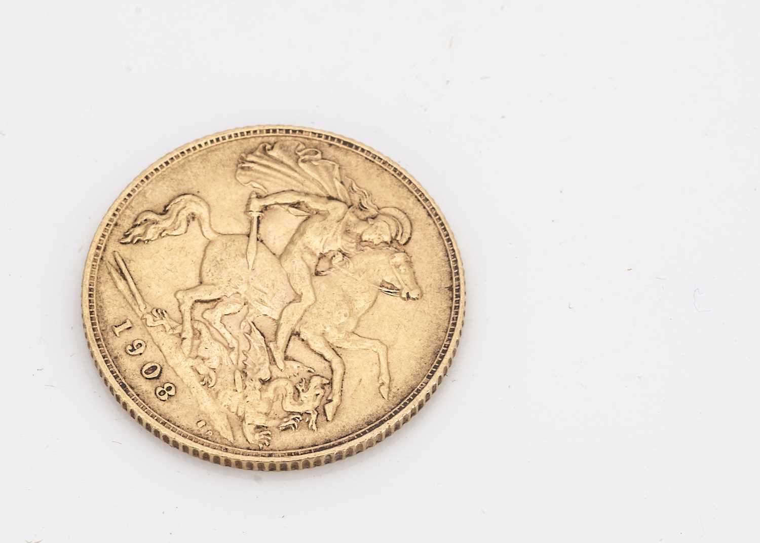 An Edward VII Gold Half Sovereign,