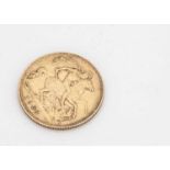 An Edward VII Gold Half Sovereign,