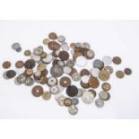 A small bag of world coinage,