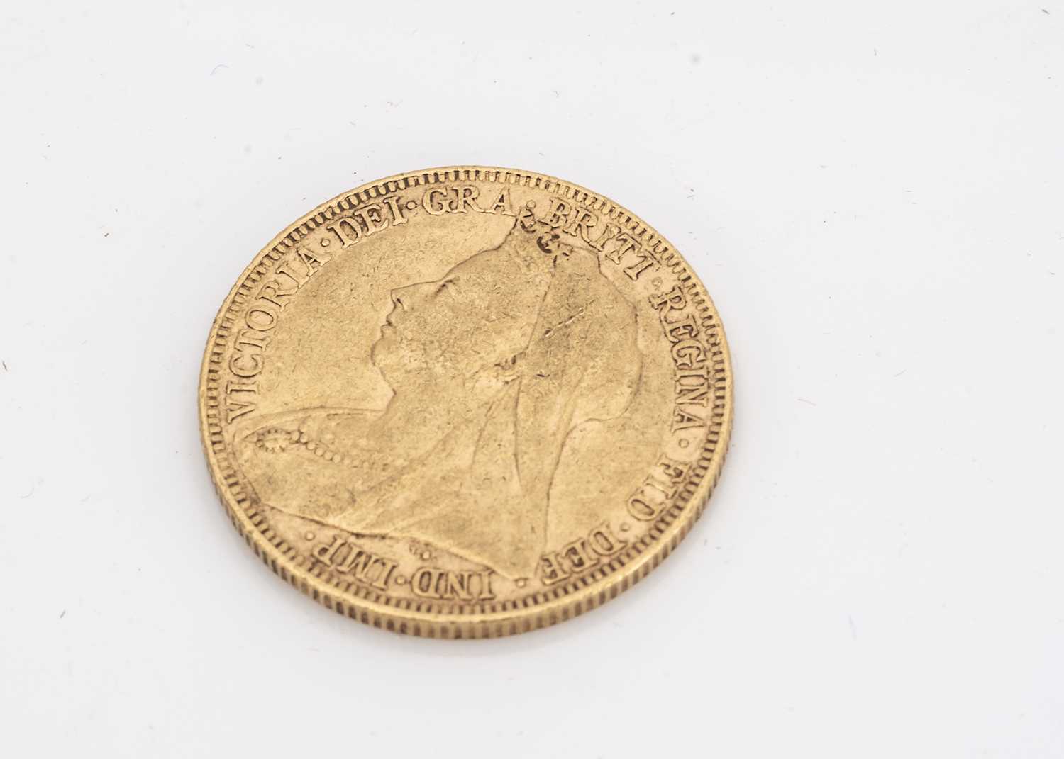 A Victoria Full Gold Sovereign, - Image 2 of 2