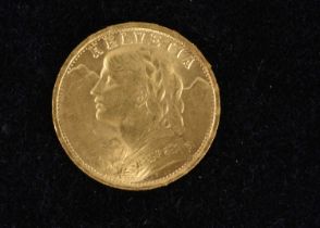Switzerland Gold 20 Francs,