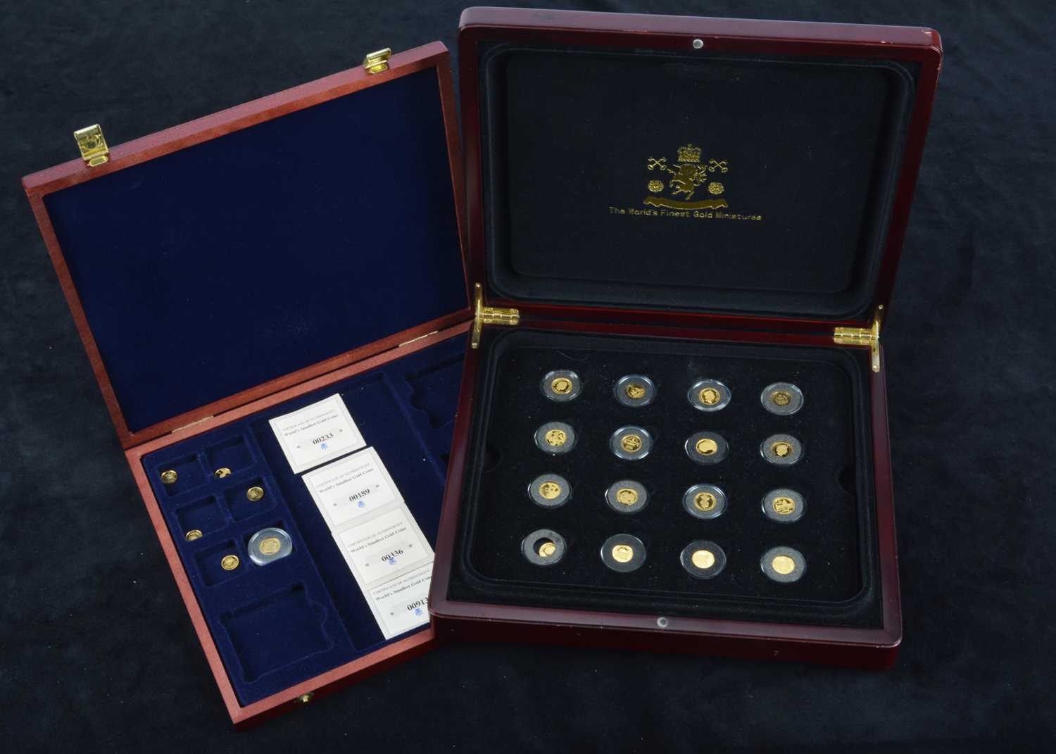 A Collection of twenty two small Gold coins,