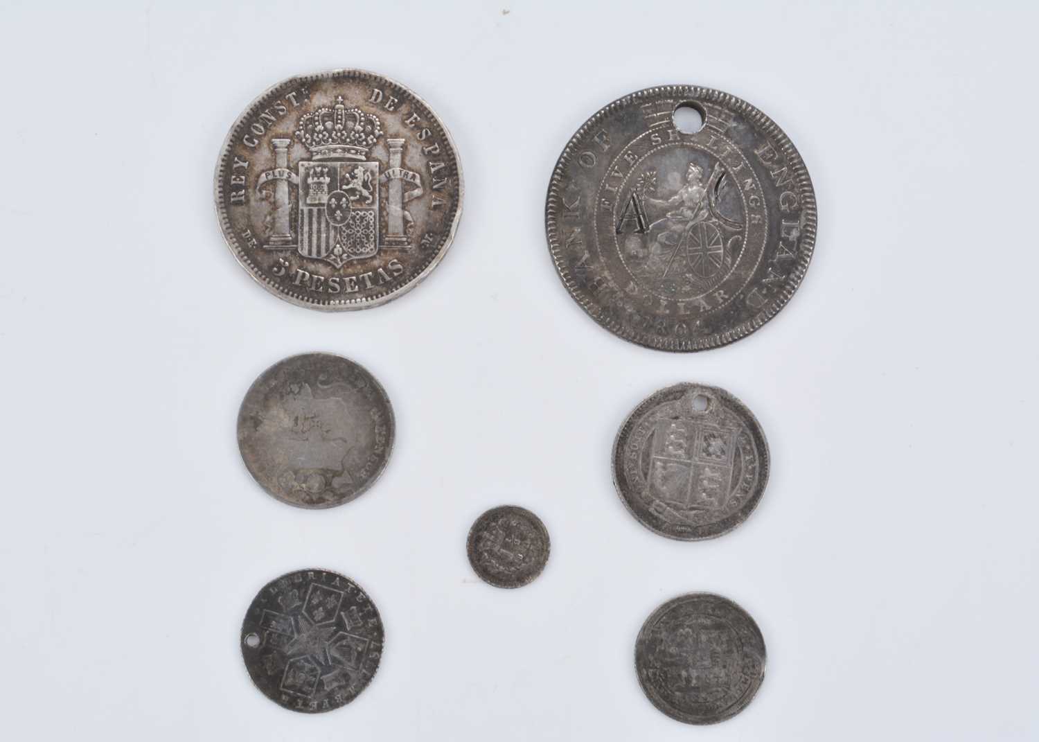 A small collection of 19th century Silver coinage, - Image 2 of 2