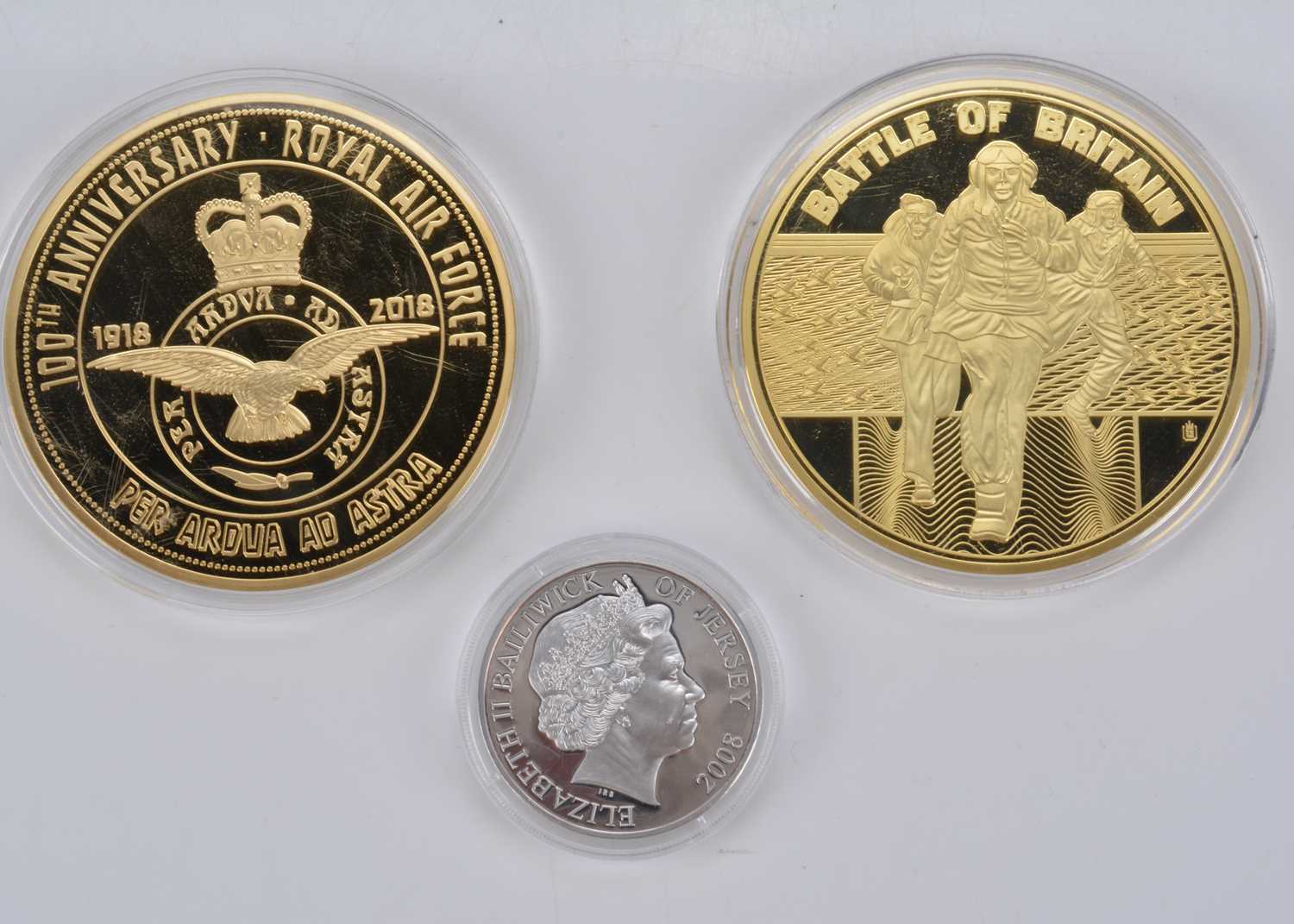 A collection of RAF related medallions, - Image 2 of 2