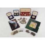A small collection of British coinage and medallions,
