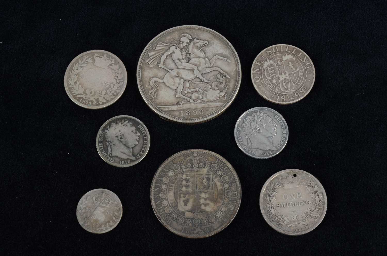 A collection of British silver coinage,