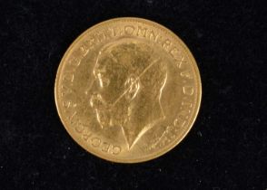 A George V Full Gold Sovereign,