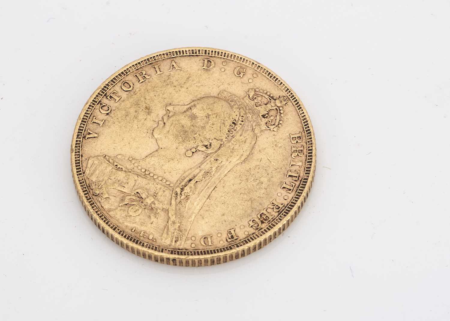A Victoria Full Gold Sovereign, - Image 2 of 2