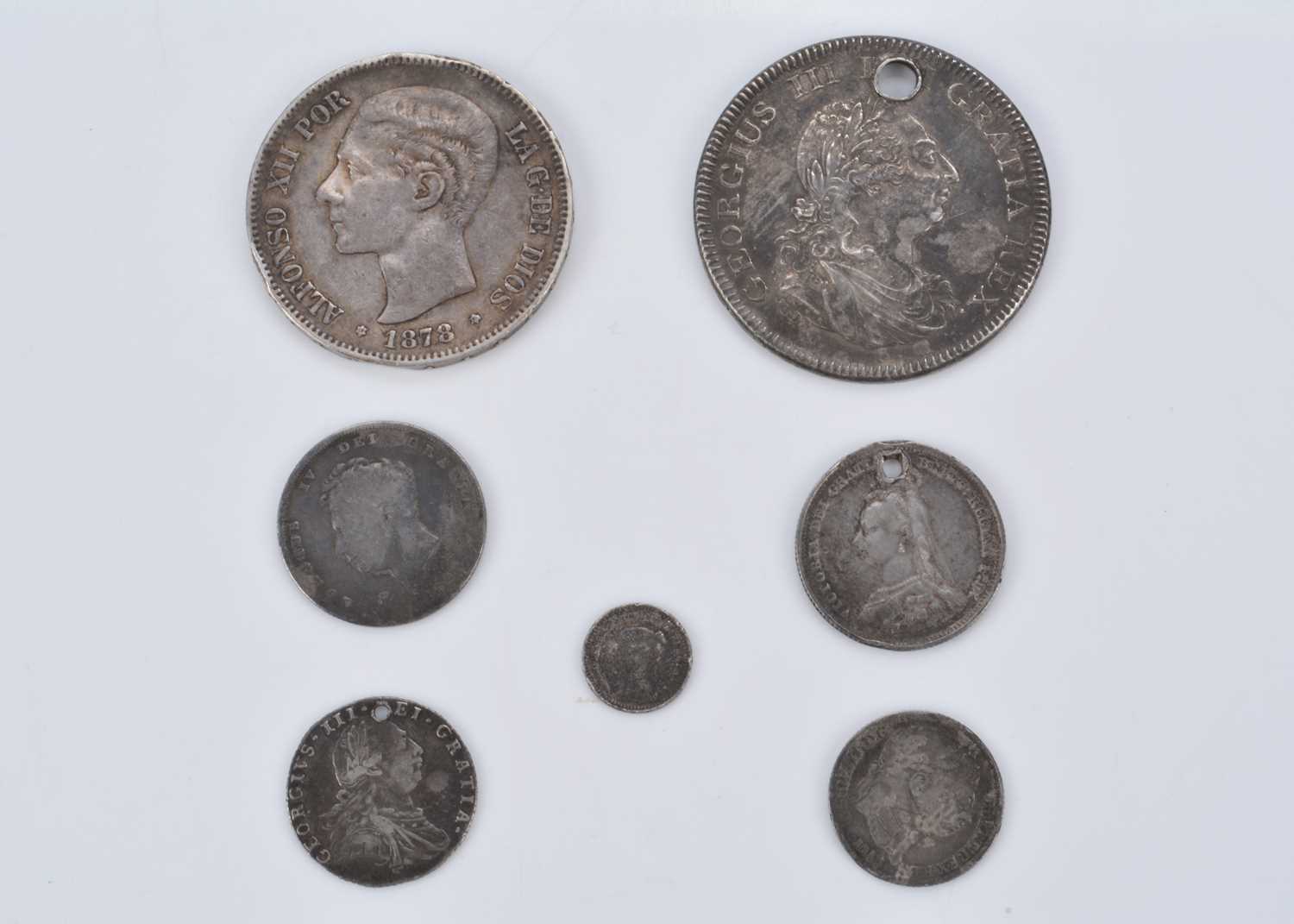 A small collection of 19th century Silver coinage,