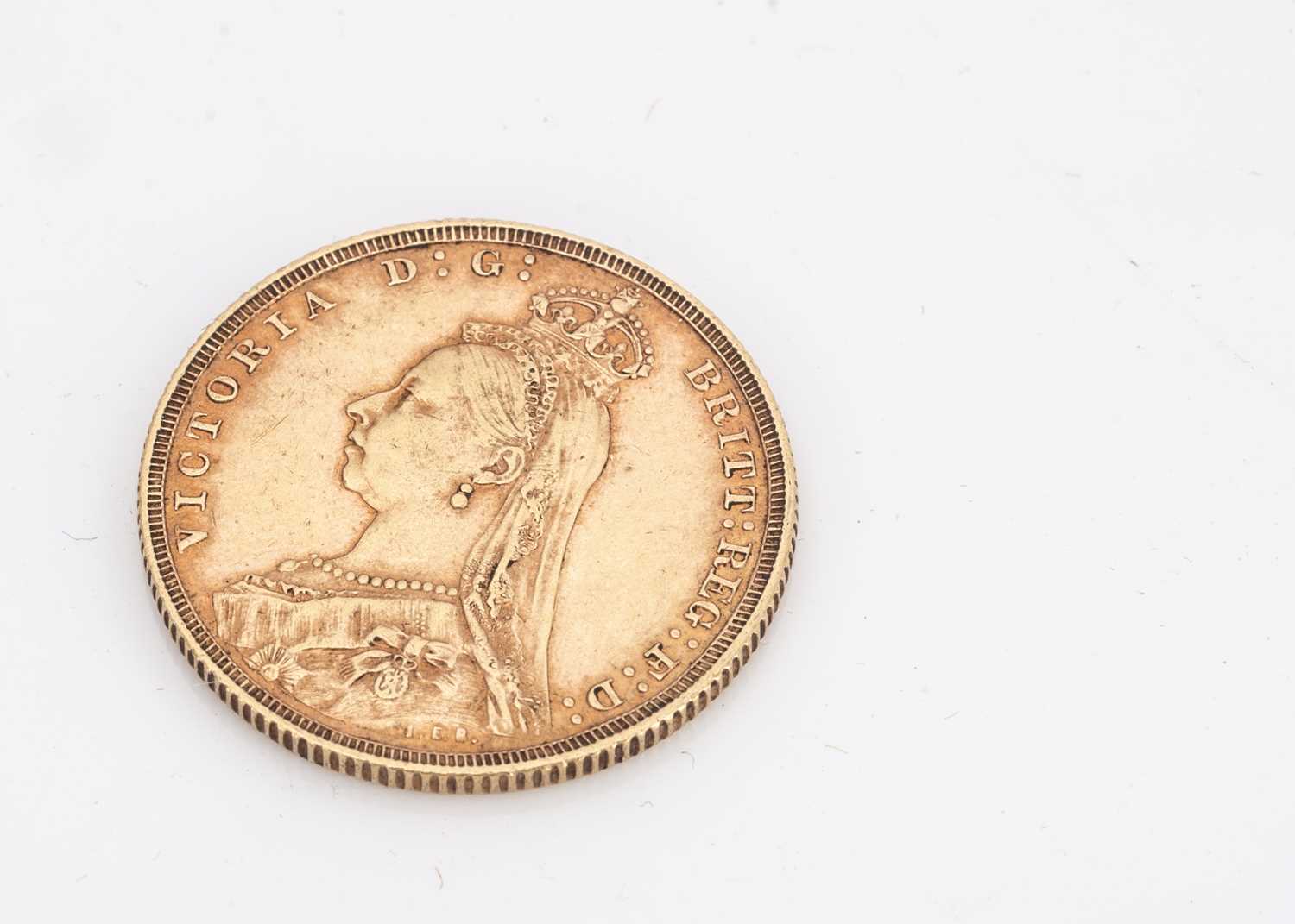 A Victoria Full Gold Sovereign, - Image 2 of 2