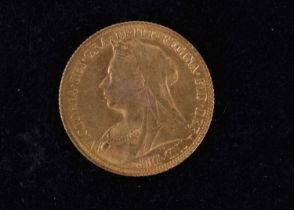 A Victoria style gold coin,