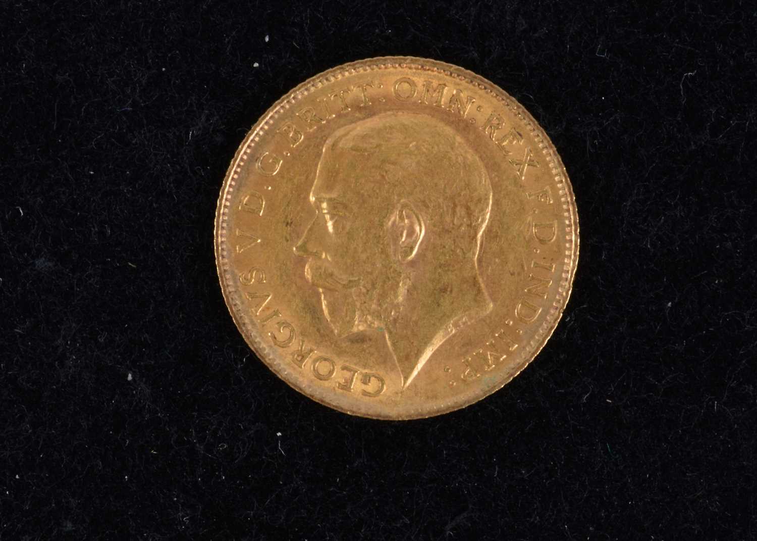 A George V Gold Half Sovereign,
