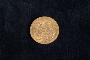 A George V Full Gold Sovereign,