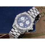 A circa 2007 Tag Heuer Professional 200 stainless steel quartz wristwatch,
