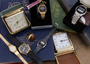 Five wristwatches and three other timepieces,