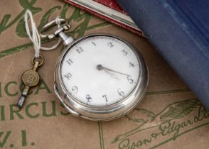 A George III silver silver pair cased pocket watch by William Massey of Nantwich,