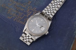A 1970s and later Rolex Oyster Perpetual Datejust stainless steel wristwatch,