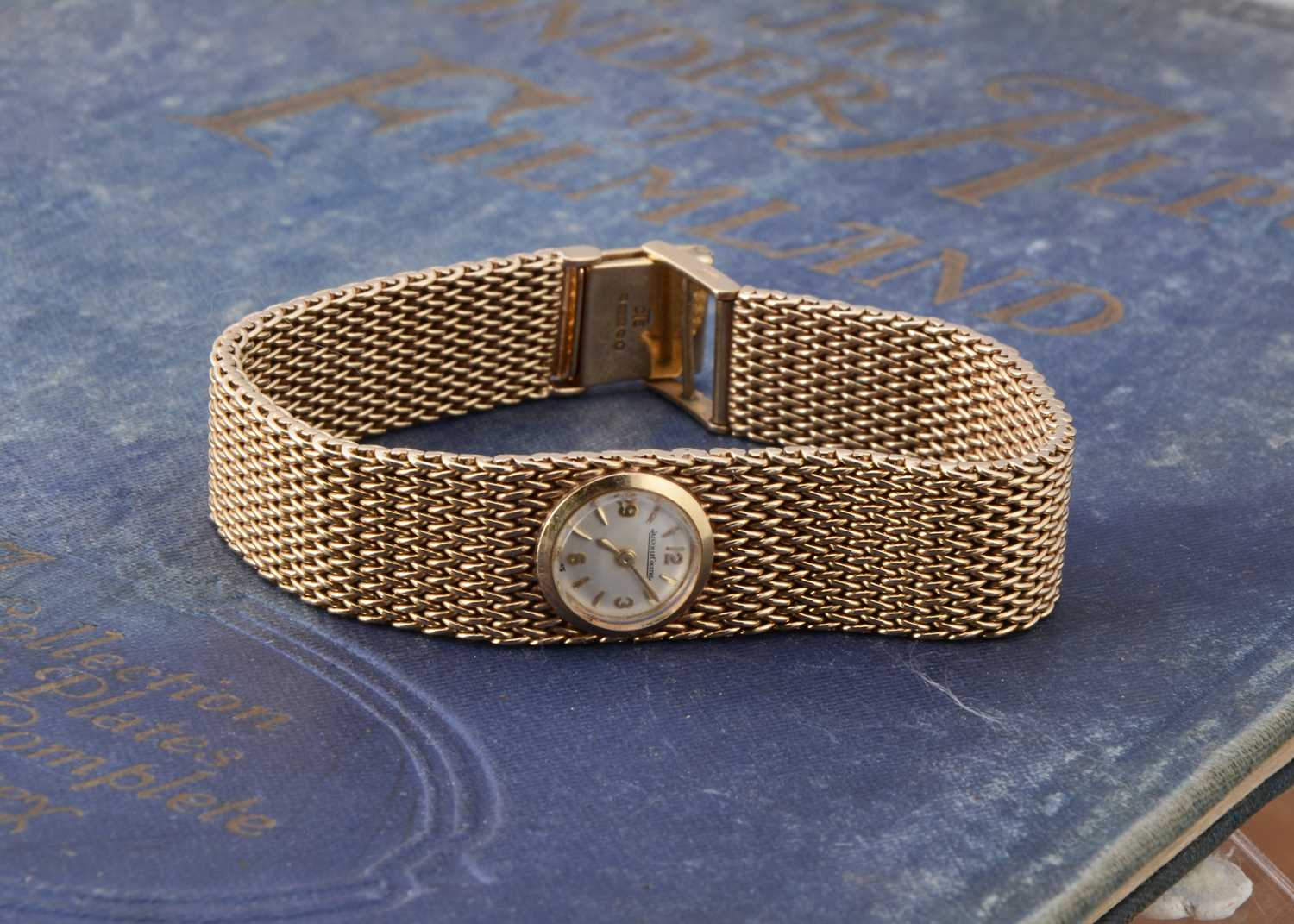 A 1960s Jaeger Le-Coultre manual wind 9ct gold lady's cocktail dress wristwatch,