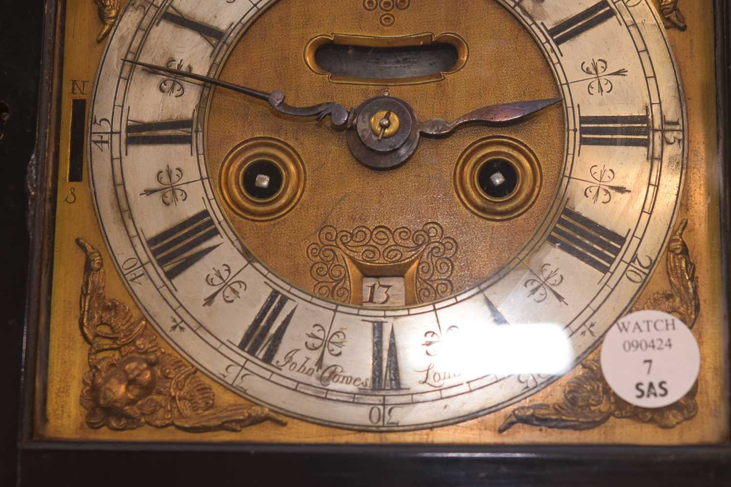 An early 18th century and later bracket style clock, - Image 4 of 9