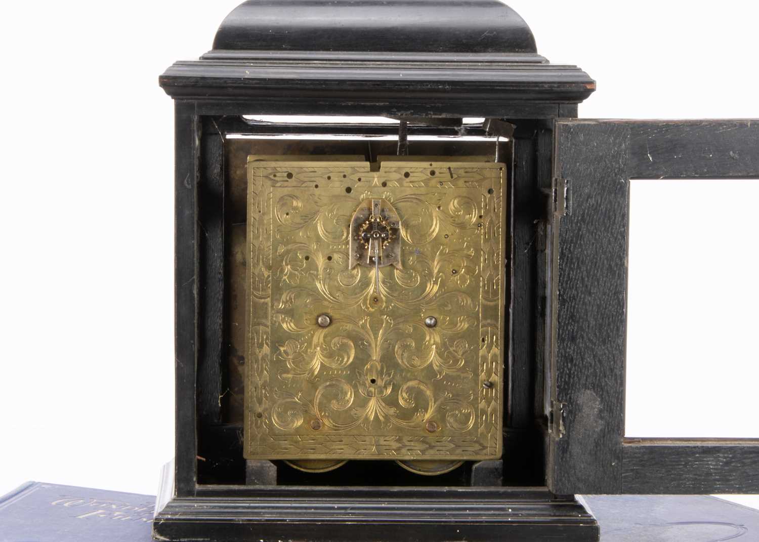 An early 18th century and later bracket style clock, - Image 3 of 9