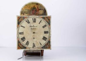 An 18th century longcase clock movement,