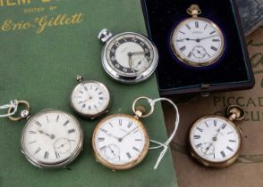 Six various pocket watches,